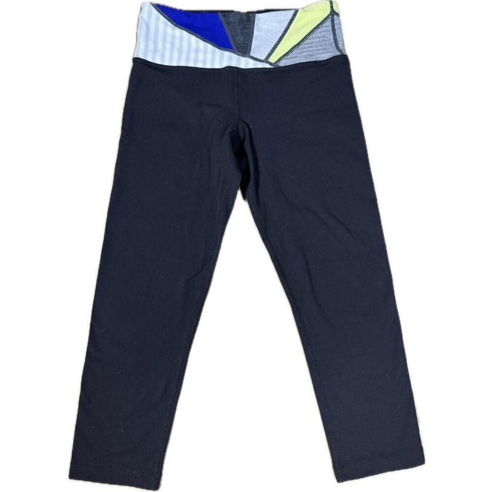 Lululemon Women's Black and Blue Leggings